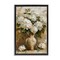 Stupell Industries Vintage White Hydrangeas Floater Framed Canvas Wall Art Design by LSR Design Studio